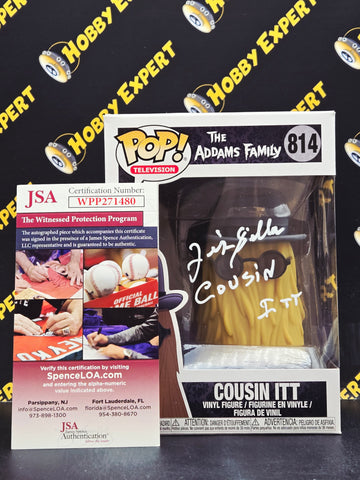 Cousin Itt #814 -  Autographed By Felix Silla / JSA Certified - The Adams Family