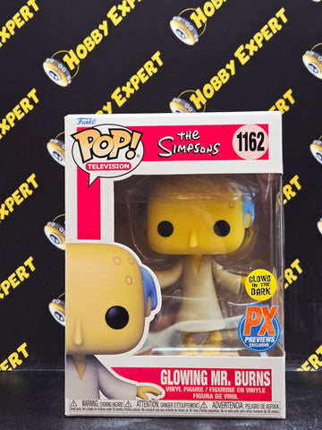 Glowing Mr. Burns #1162 - Glows In The Dark / PX Previews Excl. - The Simpsons