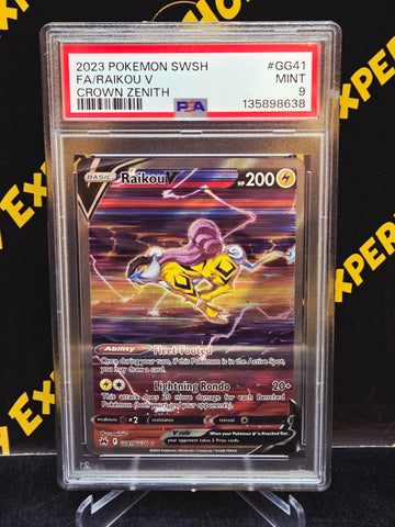 Raikou V #GG41 - Crown Zenith - PSA 9
