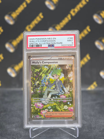 Wally's Compassion #186 - Mega Evolution SIR - PSA 9