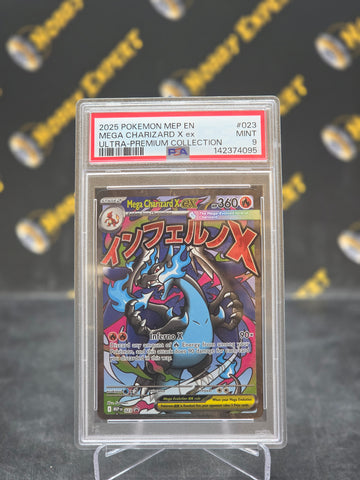 Mega Charizard X ex #023 - UPC Promo - PSA 9