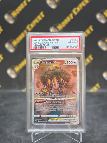 Regigigas VSTAR #GG55 - Crown Zenith Galarian Gallery - PSA 10