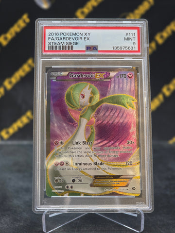 Gardevoir EX #111 - Steam Siege Full Art - PSA 9