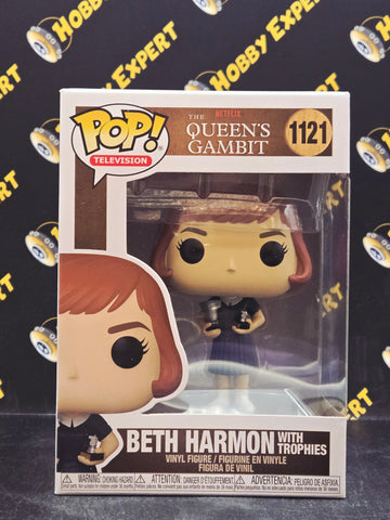 Beth Harmon With Trophies #1121 - The Queen's Gambit