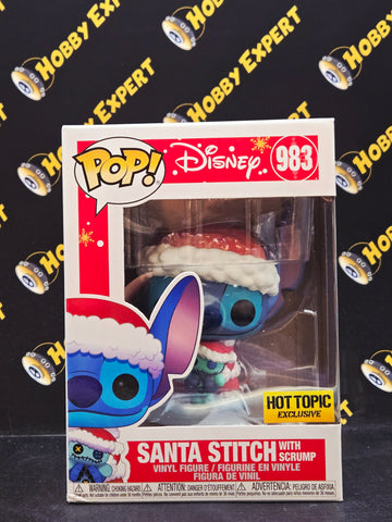 Santa Stitch With Scrump #983 - Hot Topic Excl. - Disney Lilo & Stitch
