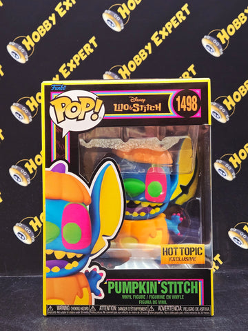 Pumpkin Stitch #1498 - Hot Topic Excl. / Blacklight - Disney Lilo & Stitch