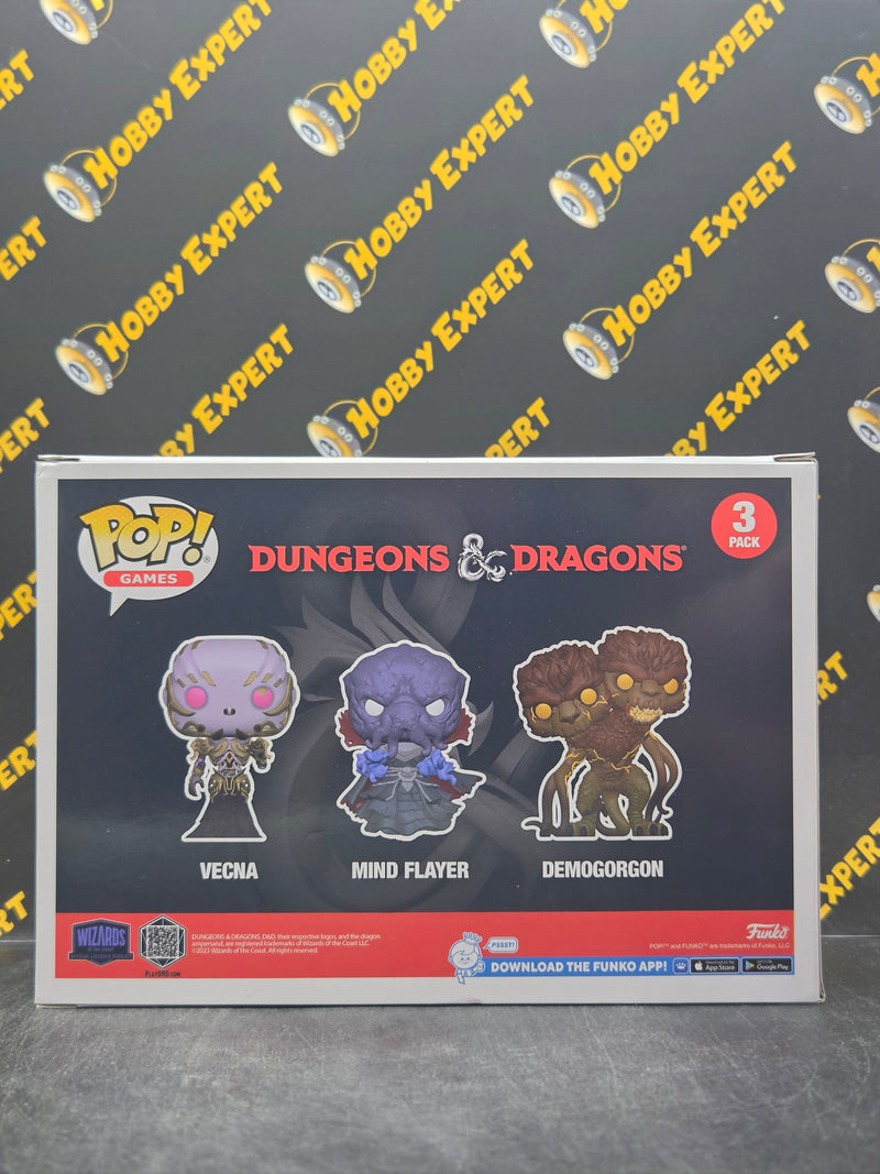 Vecna / Mind Flayer / Demogorgon 3 Pack - Gamestop Excl. - Dungeons & Dragons