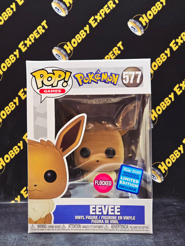 Eevee #577 - 2020 Wondrous Convention / Flocked - Pokemon