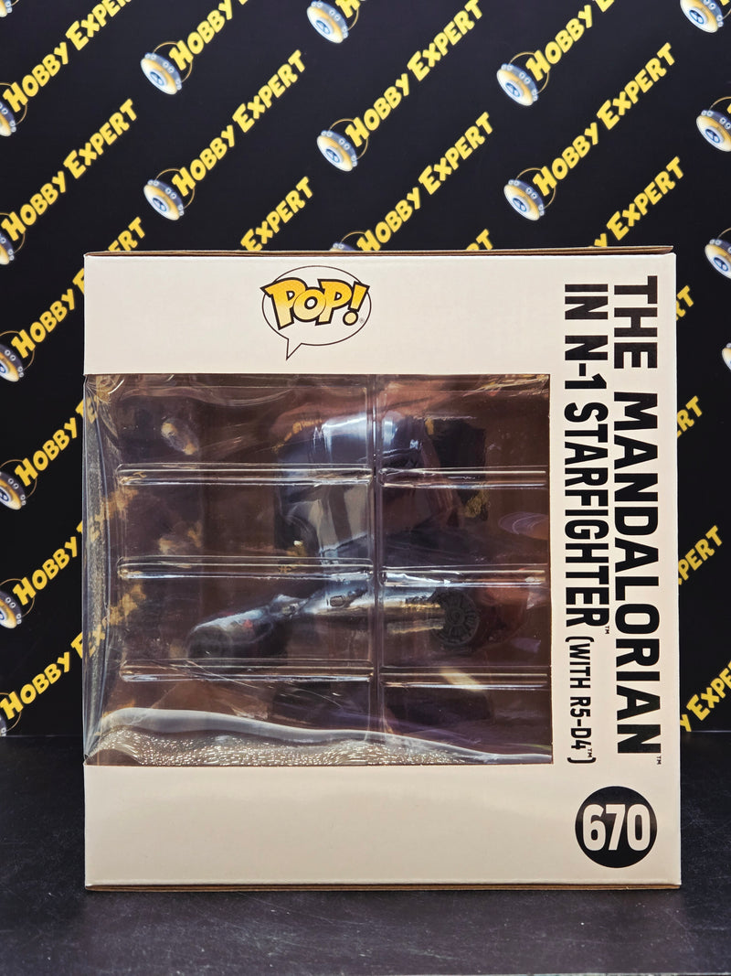 The Mandalorian In N-1 Starfighter With R5-D4