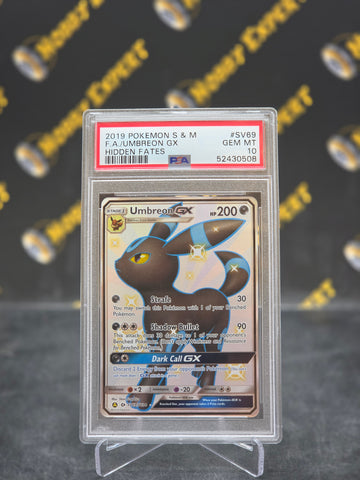 Umbreon GX #SV69 - Hidden Fates Shiny Vault - PSA 10