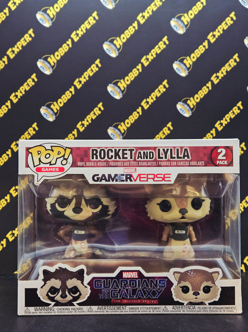 Rocket And Lylla 2Pack - Guardians Of The Galaxy Gamerverse