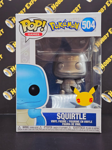 Squirtle (Silver Metallic) #504 (25th Anniversary) - Pokemon