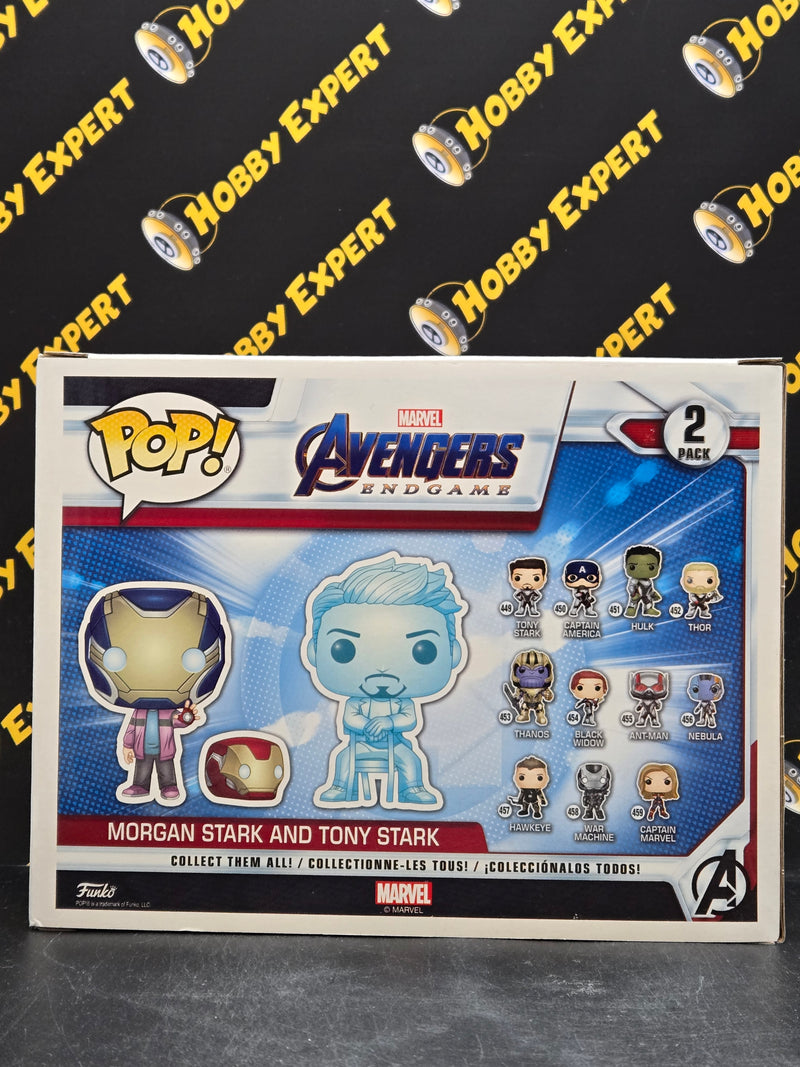 Morgan Stark & Tony Stark 2 Pack - Glows In The Dark / Pop In A Box - Avengers Endgame