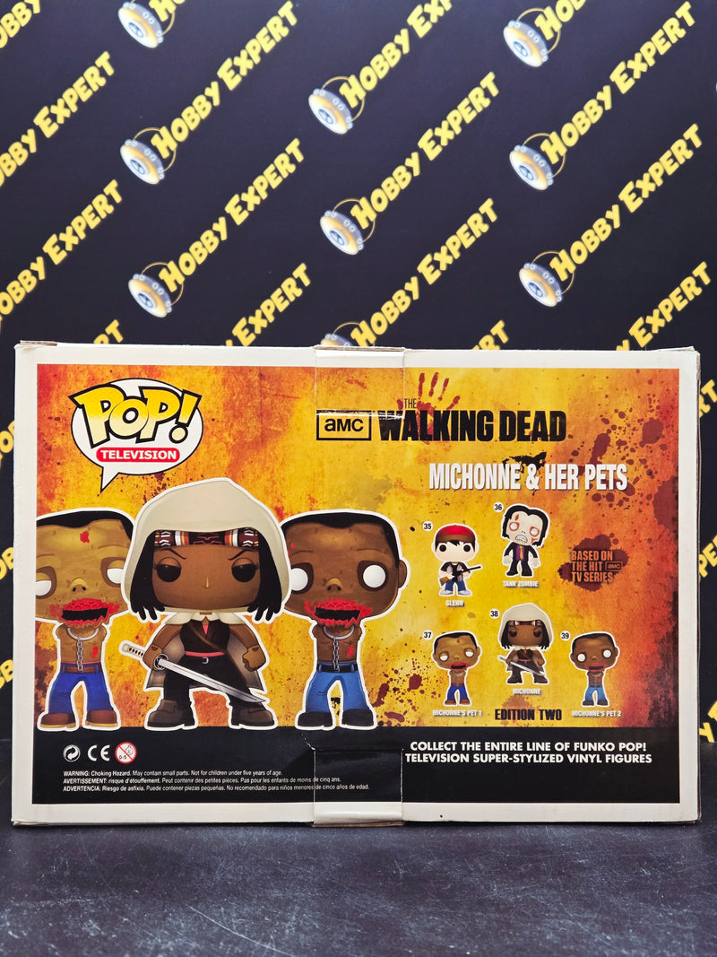 Michonne & Her Peta 3 Pack - PX Previews Excl. - The Walking Dead