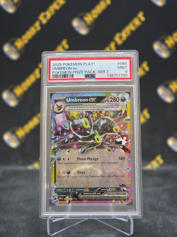 Umbreon ex #060 - Prize Pack Series 7 Promo - PSA 9