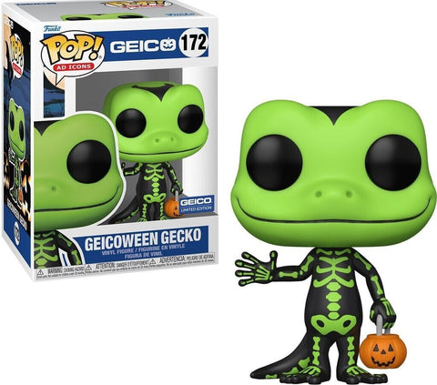 Geicoween Gecko-Pop! Icônes publicitaires Geico #172 (Geico édition limitée)