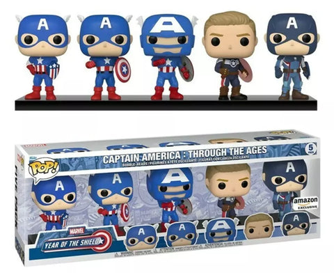 Captain America: Through The Ages - Marvel Year Of The Shield 5 Pack (Amazon Exclusive)