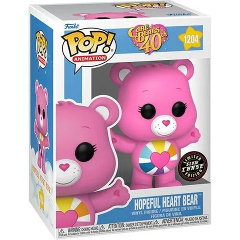 Hopeful Heart Bear - Care Bears 40th #1204 (Glow Chase)