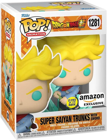 Super Saiyan Trunks with Sword - Dragon Ball Super #1281 (Glows in the Dark) (Amazon Exclusive)