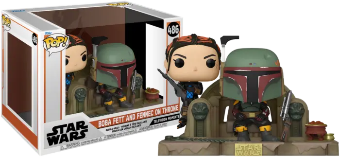Boba Fett and Fennec on Throne