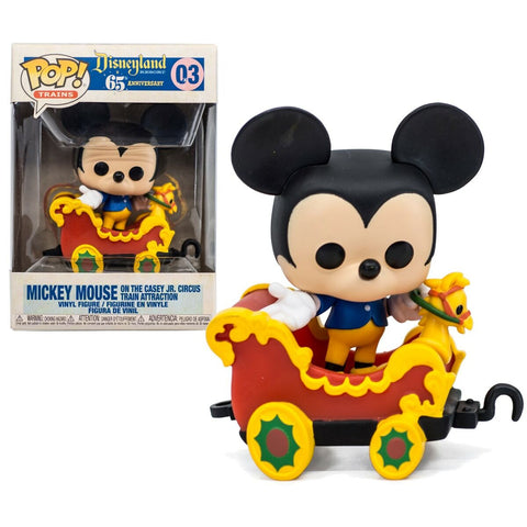 Mickey Mouse On The Casey Jr. Circus Train Attraction - Disneyland 65th Anniversary #03