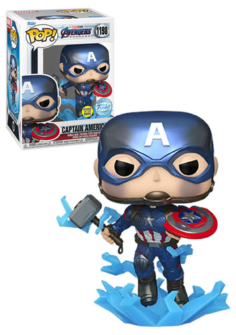 Captain America - Avengers Endgame #1198 (Glows In The Dark) (Funko Special Edition)