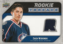 Zach Werenski Rookie Threads Patch - Columbus Blue Jackets