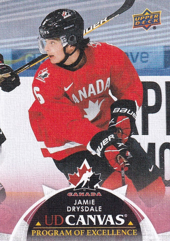 Jamie Drysdale Program of Excellence UD Canvas - Team Canada #C263