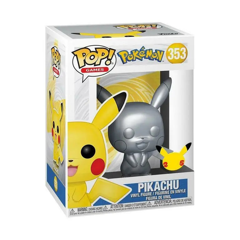 Pikachu (Silver Metallic) - Pokemon