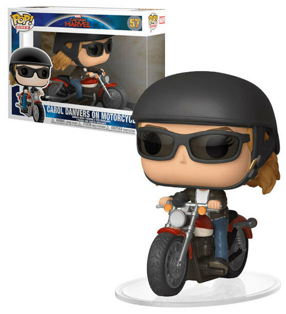 Carol Danvers On Motorcycle - Marvel Captain Marvel