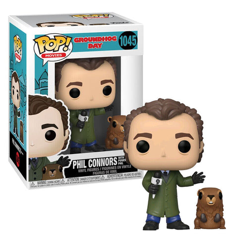 Phil Connors with Punxsutawney Phil #1045 - Groundhog Day