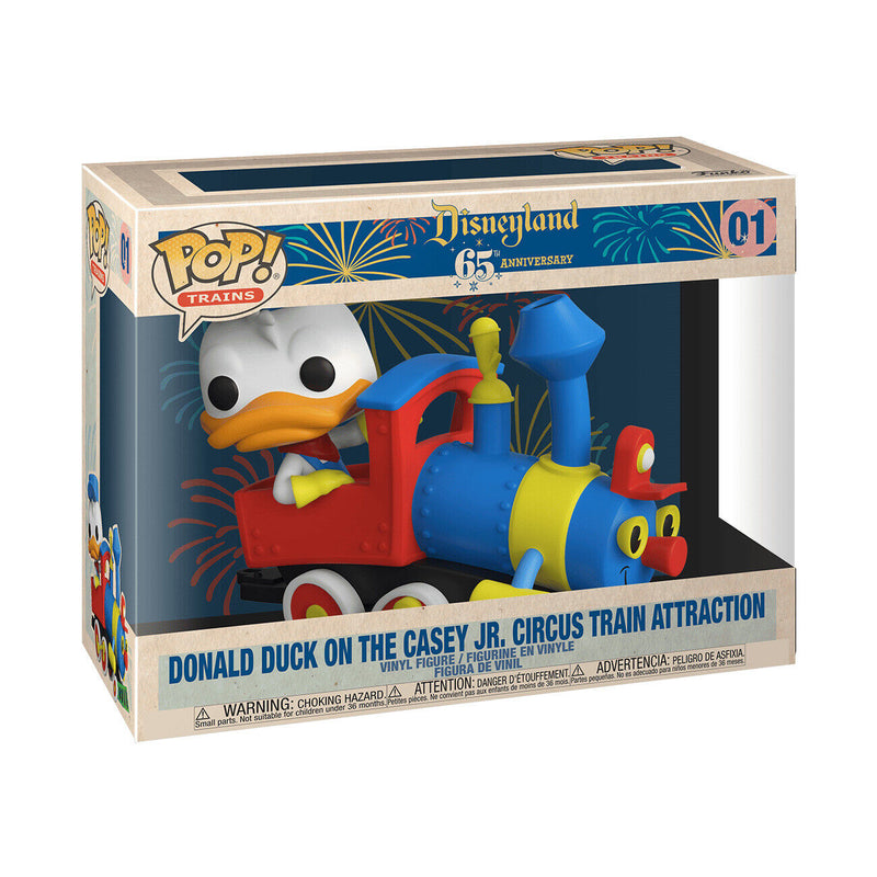 Donald Duck on the Casey Jr. Circus Train Attraction - Disneyland 65th Anniversary