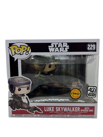 Luke Skywalker With Speeder Bike - Star Wars #229 (Chase)