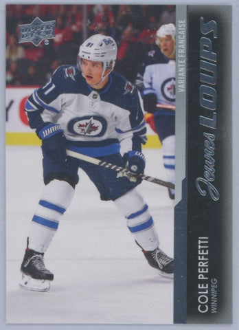 Cole Perfetti Jeunes Loups - Colombus Blue Jackets #466 FRENCH VARIANT