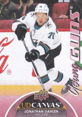 Jonathan Dahlen Young Guns Canvas #C220 - San Jose Sharks