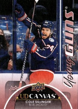 Cole Sillinger Young Guns Canvas #C224 - Columbus Blue Jackets