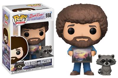 Bob Ross And Raccoon - Bob Ross The Joy Of Painting