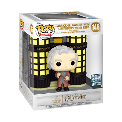 Garrick Ollivander avec la boutique de baguettes d'Olivander (6 pouces) - Wizarding World Harry Potter #146 (2022 Funkon)