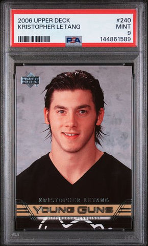 Kristopher Letang Young Guns PSA 9 - Pittsburgh Penguins