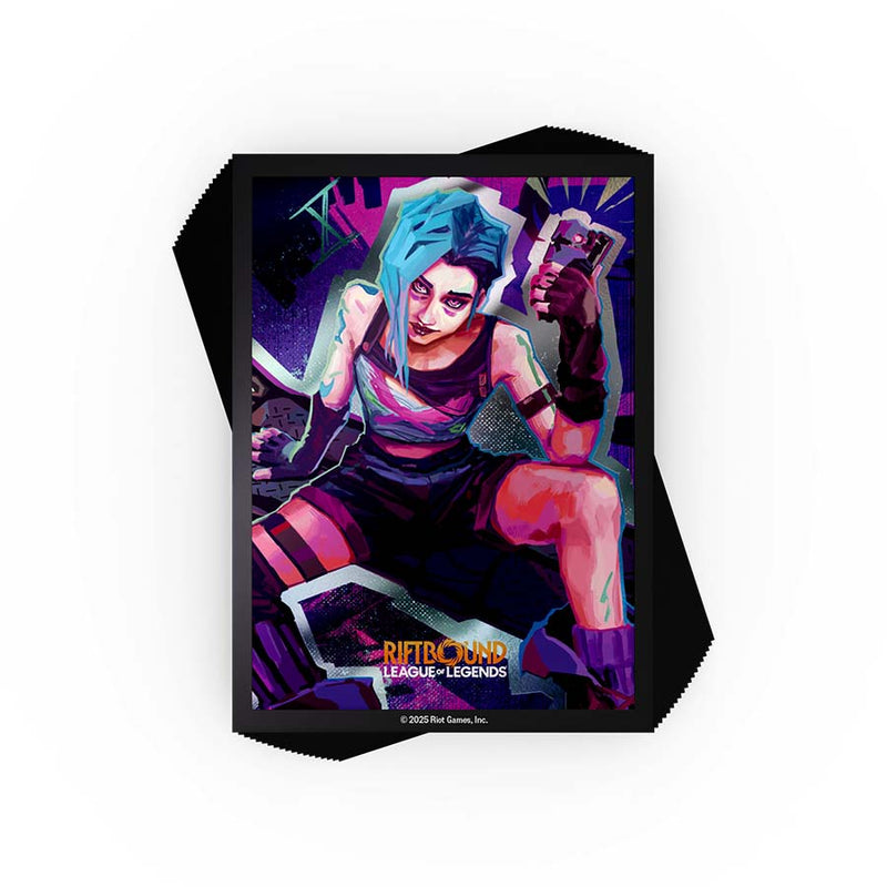 Riftbound League of Legends TCG: Origins Art Sleeves - Jinx (100ct)