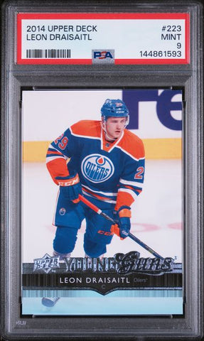 Leon Draisaitl Young Guns PSA 9 - Edmonton Oilers