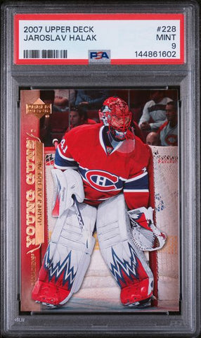 Jaroslav Halak Young Guns PSA 9 - Montreal Canadiens