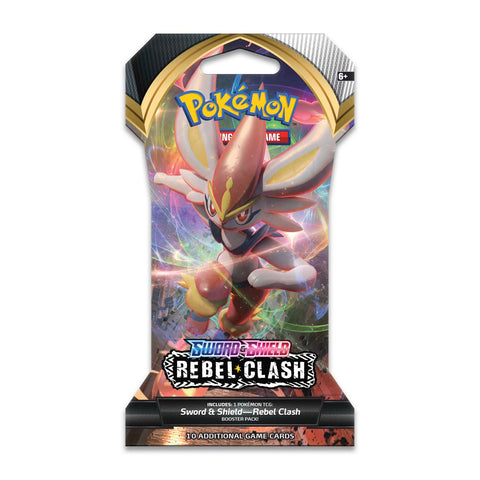 Sword &amp; Shield: Rebel Clash - Booster Pack avec pochettes 