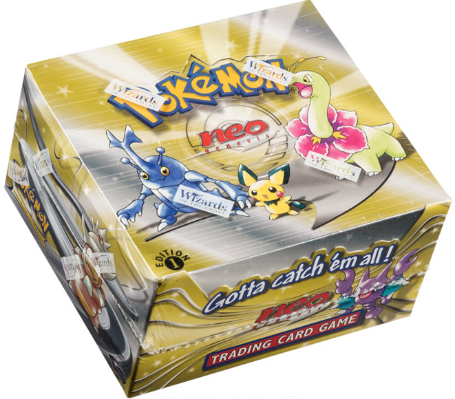 pokemon neo genesis booster box 1st edition Neo Genesis