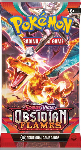 LIVE OPENING - Scarlet & Violet: Obsidian Flames - Booster Pack